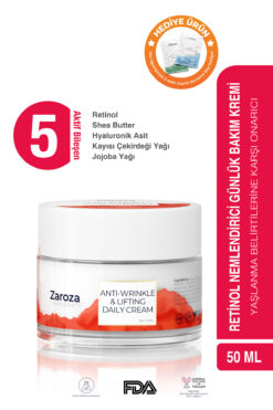 ZAROZA Anti-wrinkle & Lifting Daily Cream | Kırışıklık & Sarkma Karşıtı Retinol Gündüz Kremi 50 ml