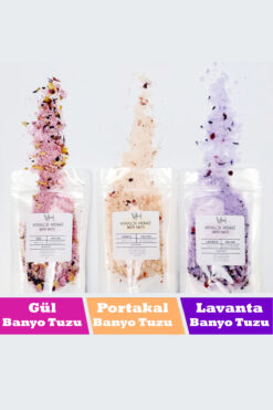 Vivaldi Home 3'lü Doğal İçerikli Banyo Tuzu Manikür/pedikür Peeling3x120 gr