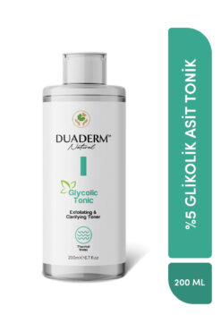 Duaderm Akne Karşıtı ve Ton Eşitleyici %5 Glikolik Tonik, AHA + BHA 200ml