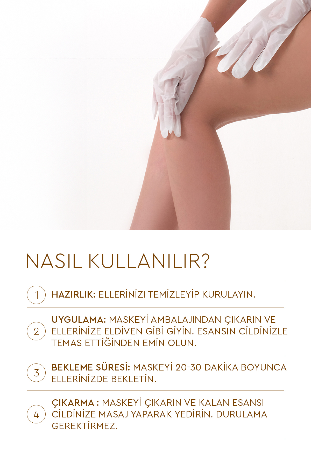 Mjcare Premium Hand Care Pack - Eldiven Tipi El Maskesi 10'lu - Görsel 2