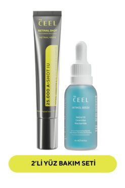 The Ceel Retinal Krem & Retinol Serum Cilt Bakım Seti