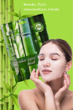 Uniquem Bambu Öz Yaprağı Yüz Maskesi Bamboo Aqua Hydration Mask Bambusa Vulgaris Xlm92