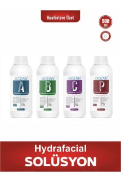 Ocean Hydrafacial Solüsyon Seti Cilt Bakım Solüsyon 4'lü Set, 4 X 500 ml