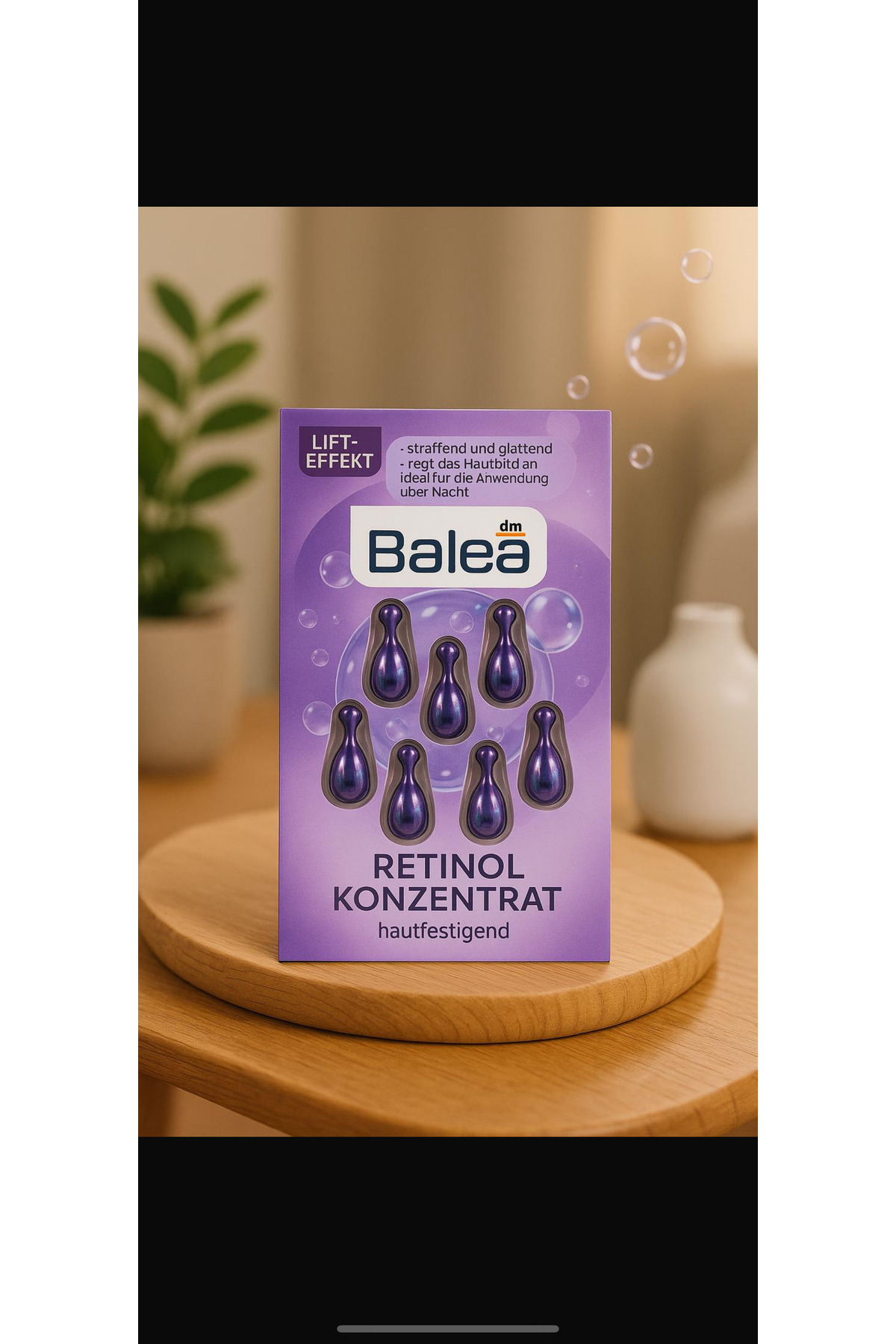 BALEA RETİNOL KONZENTRAT KAPSÜL KONSANTRESİ (CİLT SIKILAŞTIRICI KAPSÜL) - Görsel 2