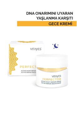 VITAYES Yaşlanma Karşıtı Yoğun Nemlendirici Gece Cilt Bakım Kremi - Dna Onarımını Uyaran Etkili Formül