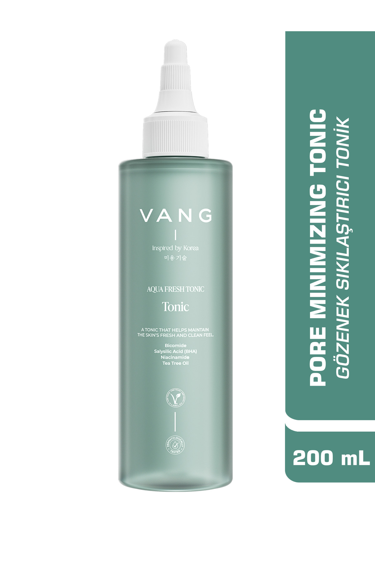 VANG Yağlı ve Sivilceli Karma Ciltler İçin Tonik | Niacinamide & BHA (Salicylic Acid) 200 ml