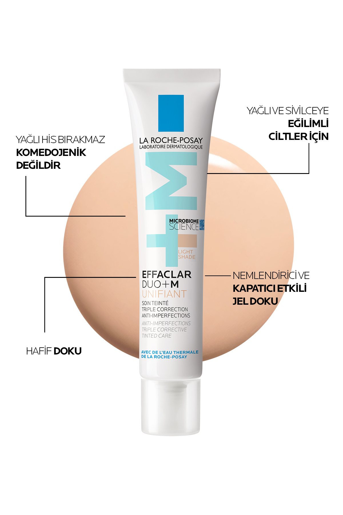La Roche Posay Effaclar Duo (+) M Unifiant Light Cream 40 ml - Görsel 2
