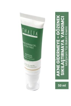Thalia Akne Gidermeye & Gözenek Sıkılaştırmaya Yardımcı Marjoram Yüz Bakım Kremi 50ml