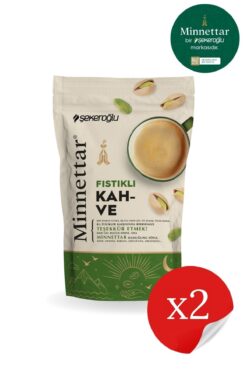 Şekeroğlu Minnettar Fıstıklı Kahve 2 X 165 gr ( 2 Paket )