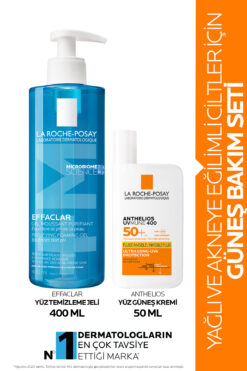 La Roche Posay Yağlı ve Akneye Eğilimli Ciltler için Güneş Bakım Seti