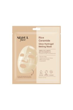 Dermal Seoul Face Pirinç Seramid Hidrojel Nemlendrici Eriyen Kore Maske 34 gr