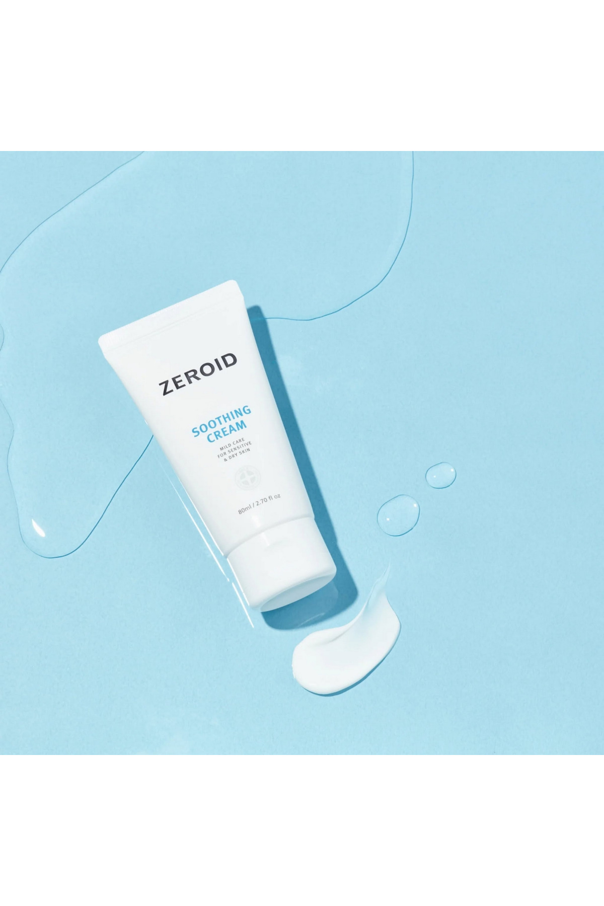 zeroid Soothing Cream – Hassas Ciltler İçin Cilt Bariyeri Güçlendirici Nemlendirici Krem 80ml - Görsel 3