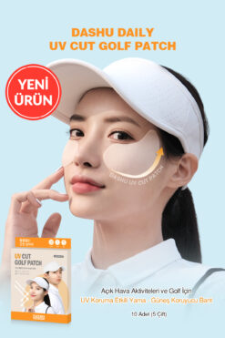 Dashu Açık Hava Aktiviteleri İçin UV Koruma Etkili Bant Daily U.V. Cut Golf Patch 10 Adet (5 Çift)