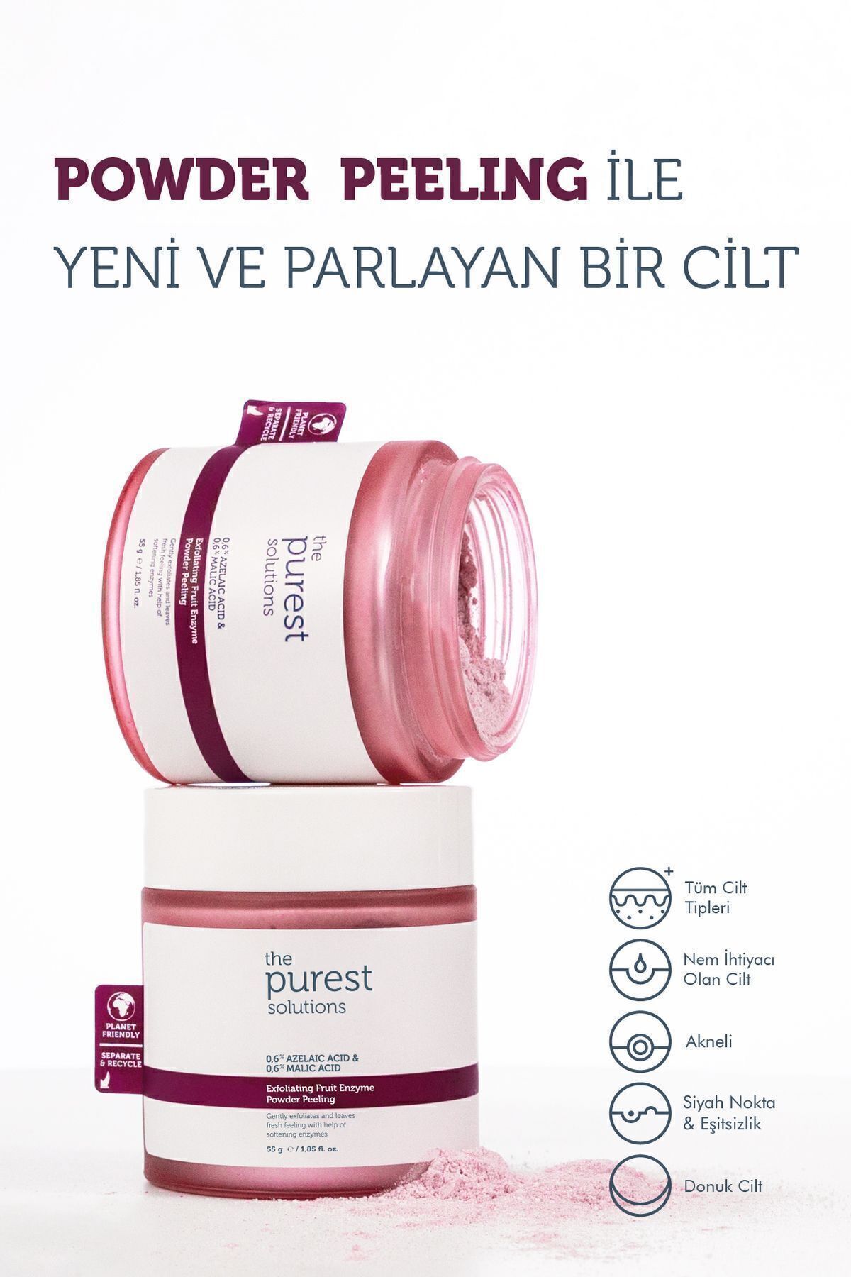The Purest Solutions Canlandırıcı ve Aydınlatma Etkili Peeling İçeren Cilt Bakım Seti - Görsel 2