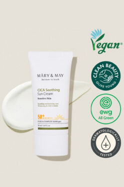 Mary & May Cica Soothing Sun Cream / Yatıştırıcı Güneş Kremi Spf 50+ PA++++ 50 ml