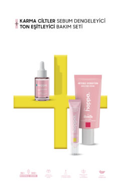the hoppa. Hoppa Karma Ciltler Sebum Dengeleyici & Ton Eşitleyici Bakım Seti