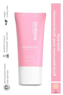 Birdiejay YOUR SKIN BUT BETTER RENKLİ MİNERAL GÜNEŞ KREMİ - LIGHT