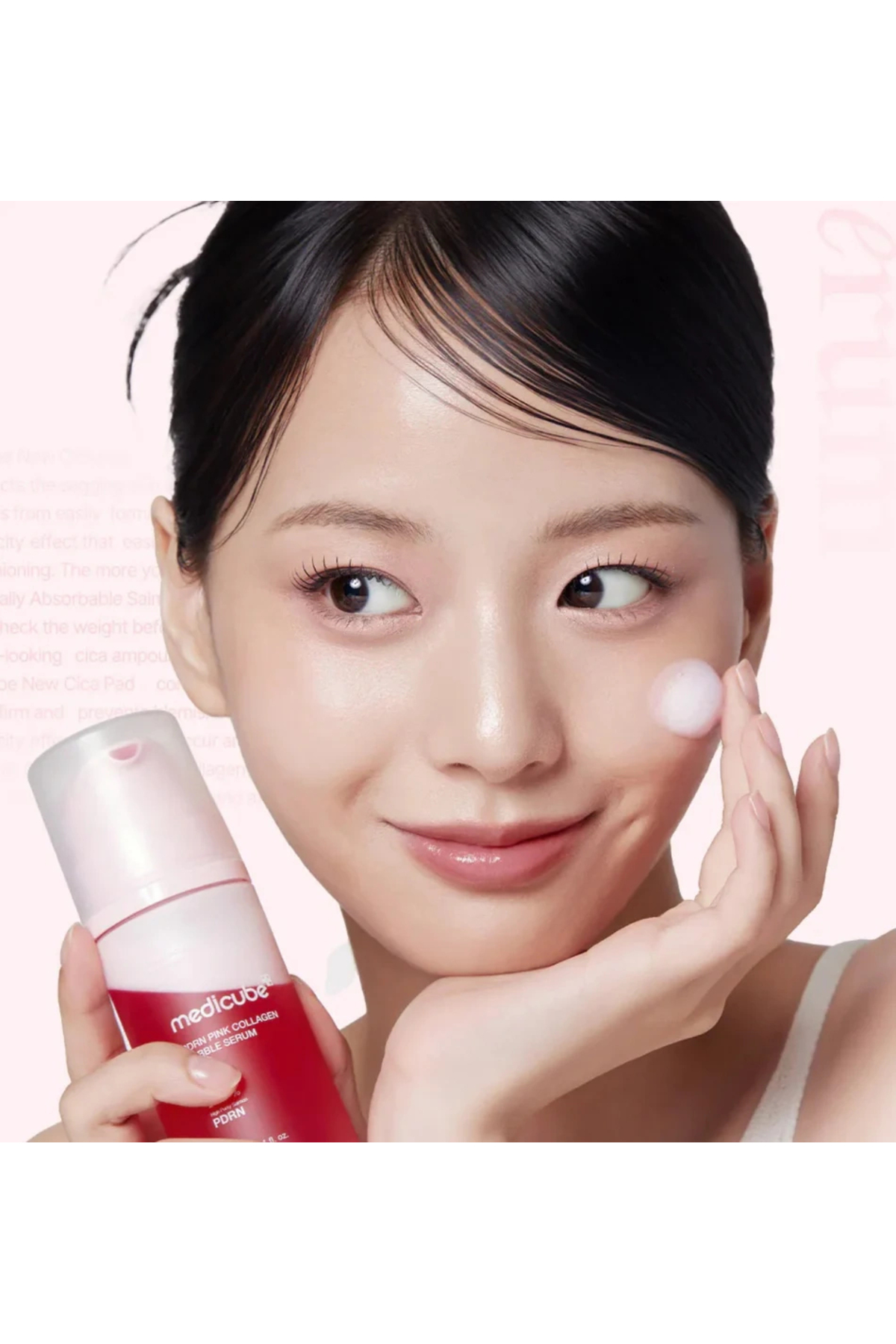 Medicube PDRN PINK COLLAGEN BUBBLE SERUM 95ml - Görsel 3