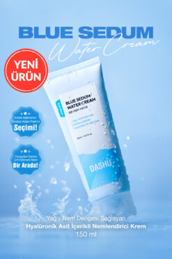 Dashu Yağ - Nem Dengesi Sağlayan Hyalüronik Asitli Yoğun Nemlendirici Krem Blue Sedum Water Cream