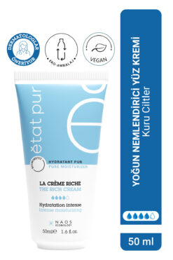Etat Pur The Rich Cream Kuru Ciltler İçin Besleyici ve Nemlendirici Yüz Bakım Kremi