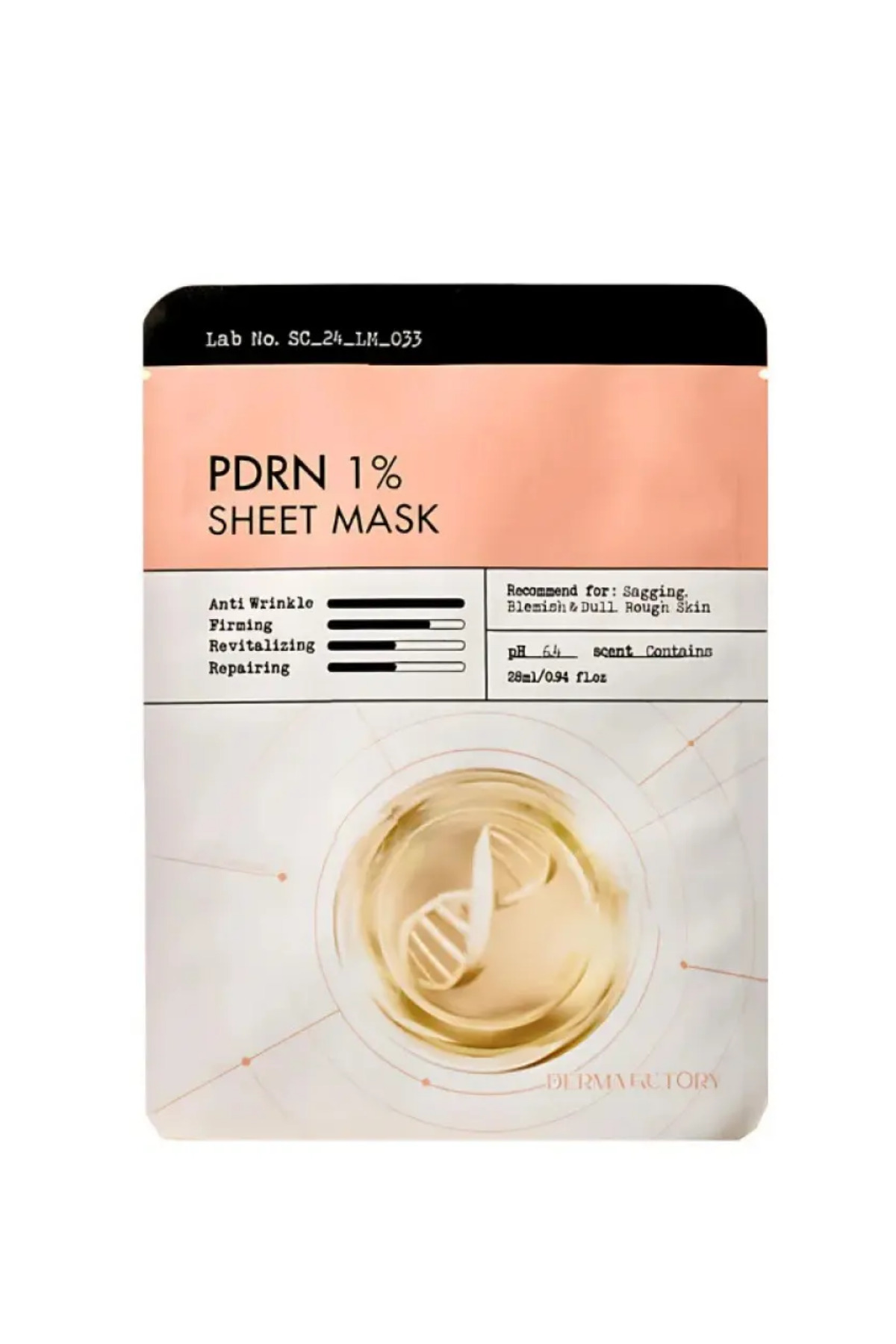 DERMA FACTORY %1 PDRN İçeren Peptit Kompleksli Kağıt Maske Derma Factory PDRN mask