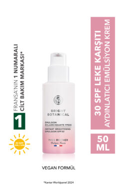 Yves Rocher Leke Ve Kırışık Karşıtı Bitkisel Bakım Bright Botanical - E Vitamini - 30 Spf Emülsiyon Krem-50 ml
