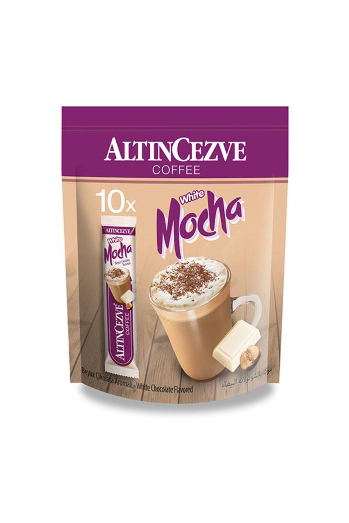 Altıncezve 3ü1 Arada | Üçü Bir Arada White Mocha Beyaz Çikolata Aromalı 10′ Lu Paket (TEK IÇİMLİK) -