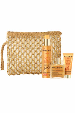 Nuxe 2026 Altın Yaz Rutin Seti (Bronzlaştırıcı + Glow Krem + Işıltılı Kuru Yağ)