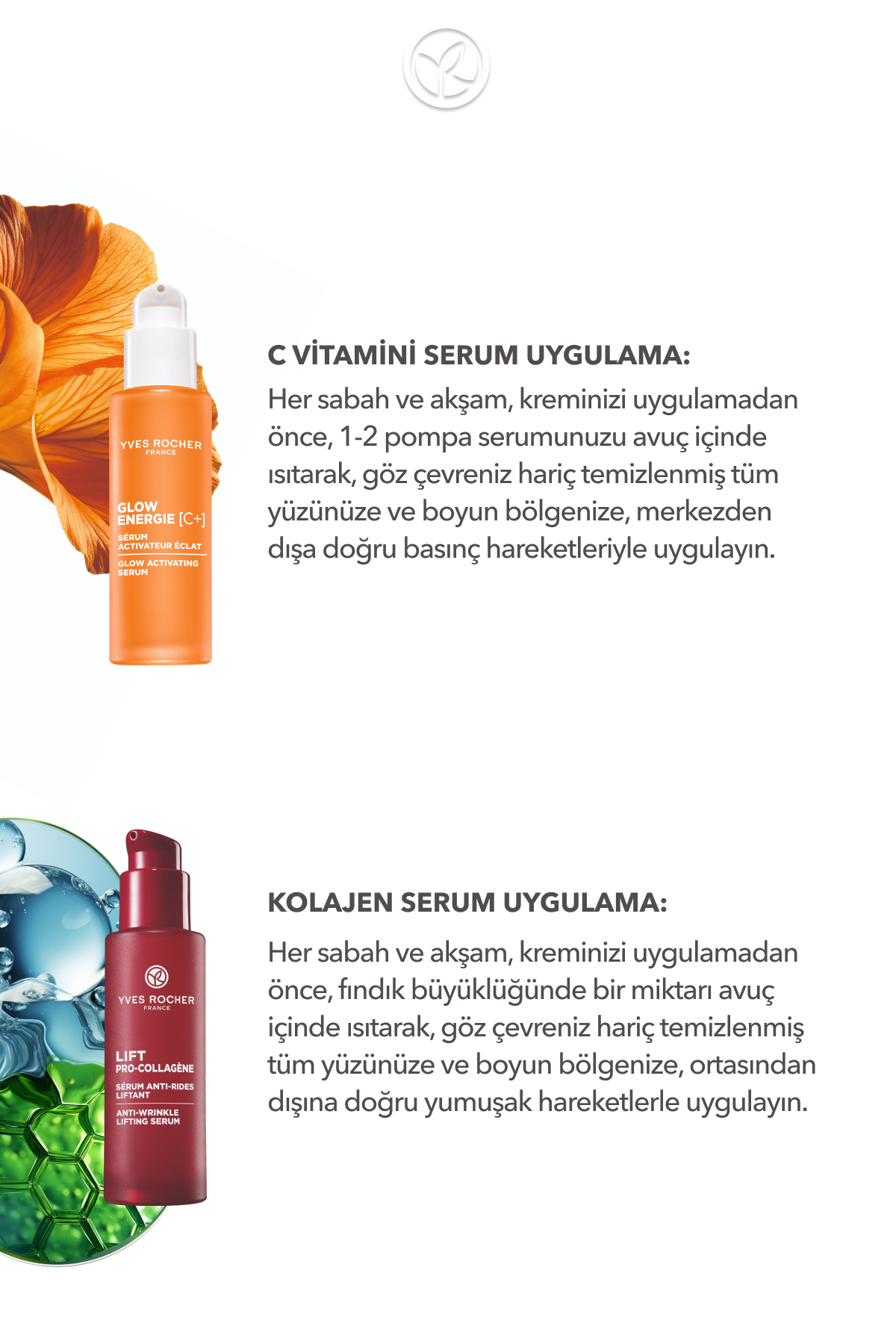 Yves Rocher Aydınlatıcı ve Sıkılaştırıcı Serum Seti -C Vitamin Serum 30ml & Dolgunlaştırıcı Serum 30ml - Görsel 3
