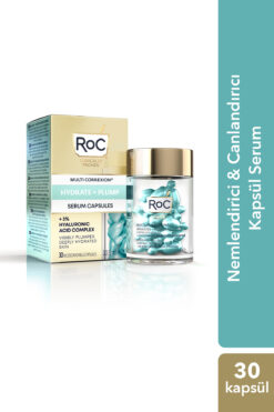 Roc %3 Hyalüronik Asit İçeren Kapsül Serum 30 adet -Yoğun Nemlendirici ve Dolgunlaştırıcı Bakım