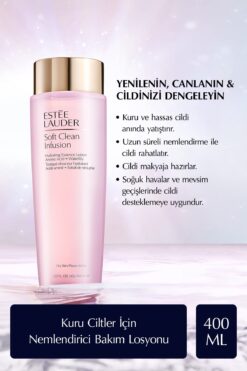 Estee Lauder Losyon - Soft Clean Infusion Kuru Ciltler Için Nemlendirici Bakım Losyonu - 400 ml