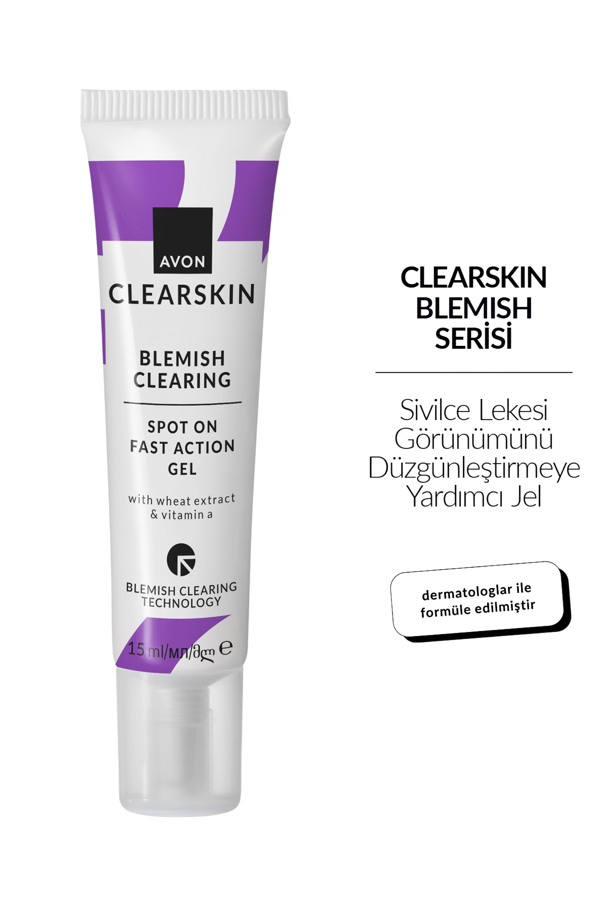 AVON Clearskin Blemish Lekesi Görünümünü Düzgünleştirmeye Yardımcı Jel 15ml