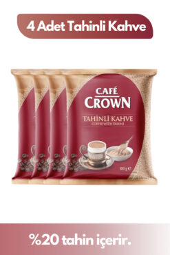 Cafe Crown Tahinli Türk Kahvesi 4 Adet x 100g