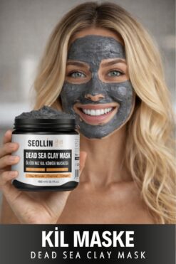 SEOLLİN Ölü Deniz Kil Maskesi Kolajen Siyah Nokta Karşıtı Ölü Deriden Arındırır Yüze Canlılık Sağlar 150g