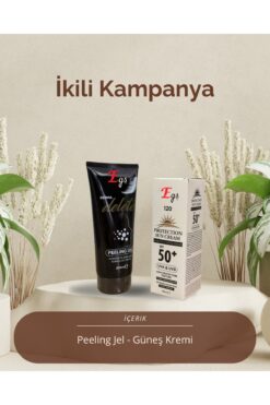 Egş DERMA delete DERMADELETE PEELİNG JEL(SOYUCU KREM) + Egş f120 GÜNEŞ KREMİ
