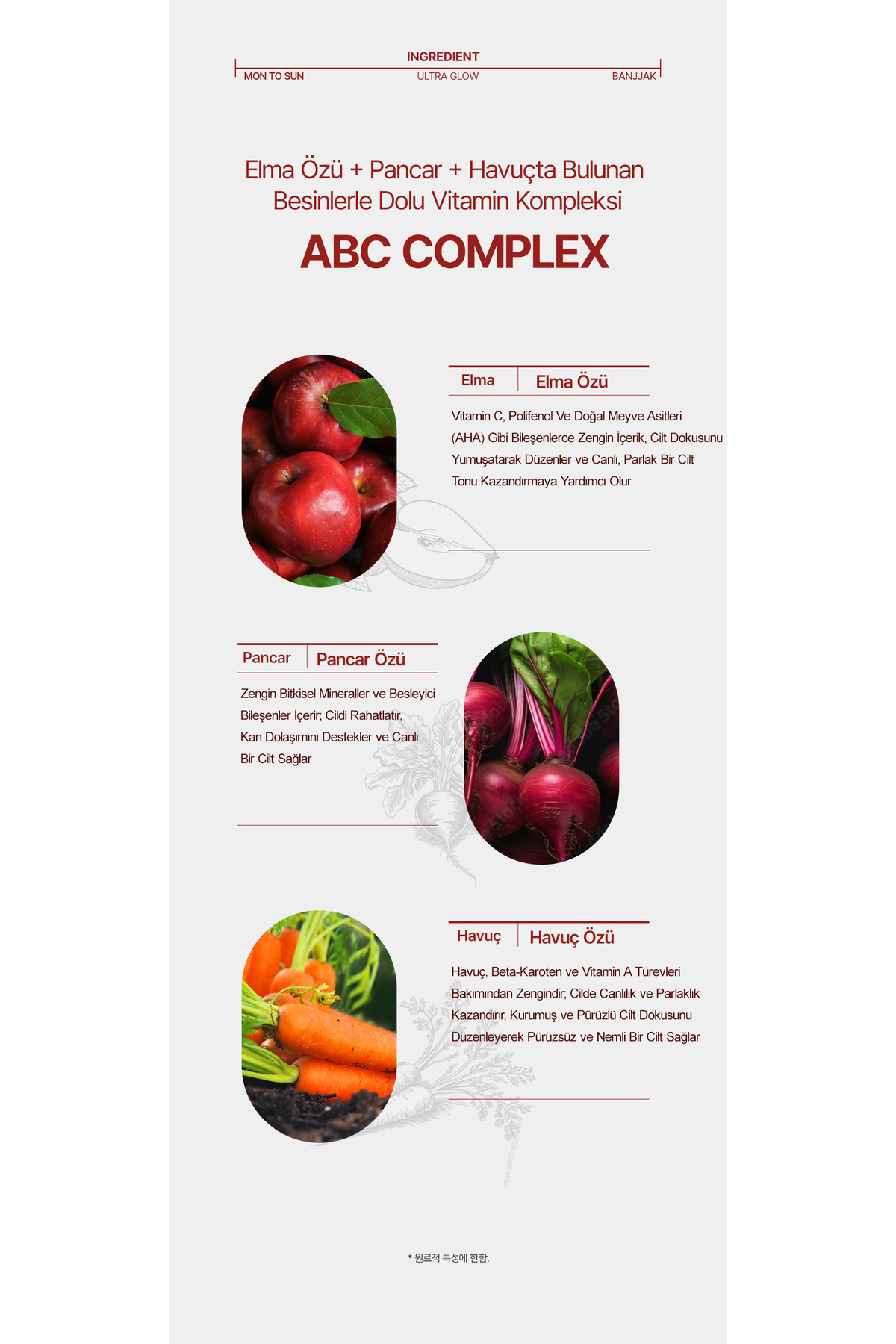 byeolee Tekli 1 Adet Pirinç Özlü Retinol CB50 Pancar Elma Havuç Özlü Canlılık Ve ışıltı Veren Kore Yüz Maske - Görsel 3