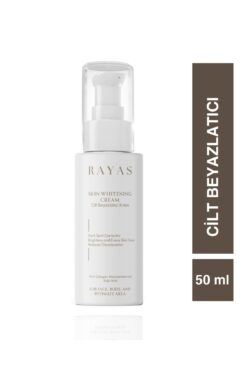 RAYAS Cilt Beyazlatıcı Aydınlatıcı Glutatyonlu Leke Karşıtı Krem Kolajen, Niacinamide & Kojik Asitli 50 ml