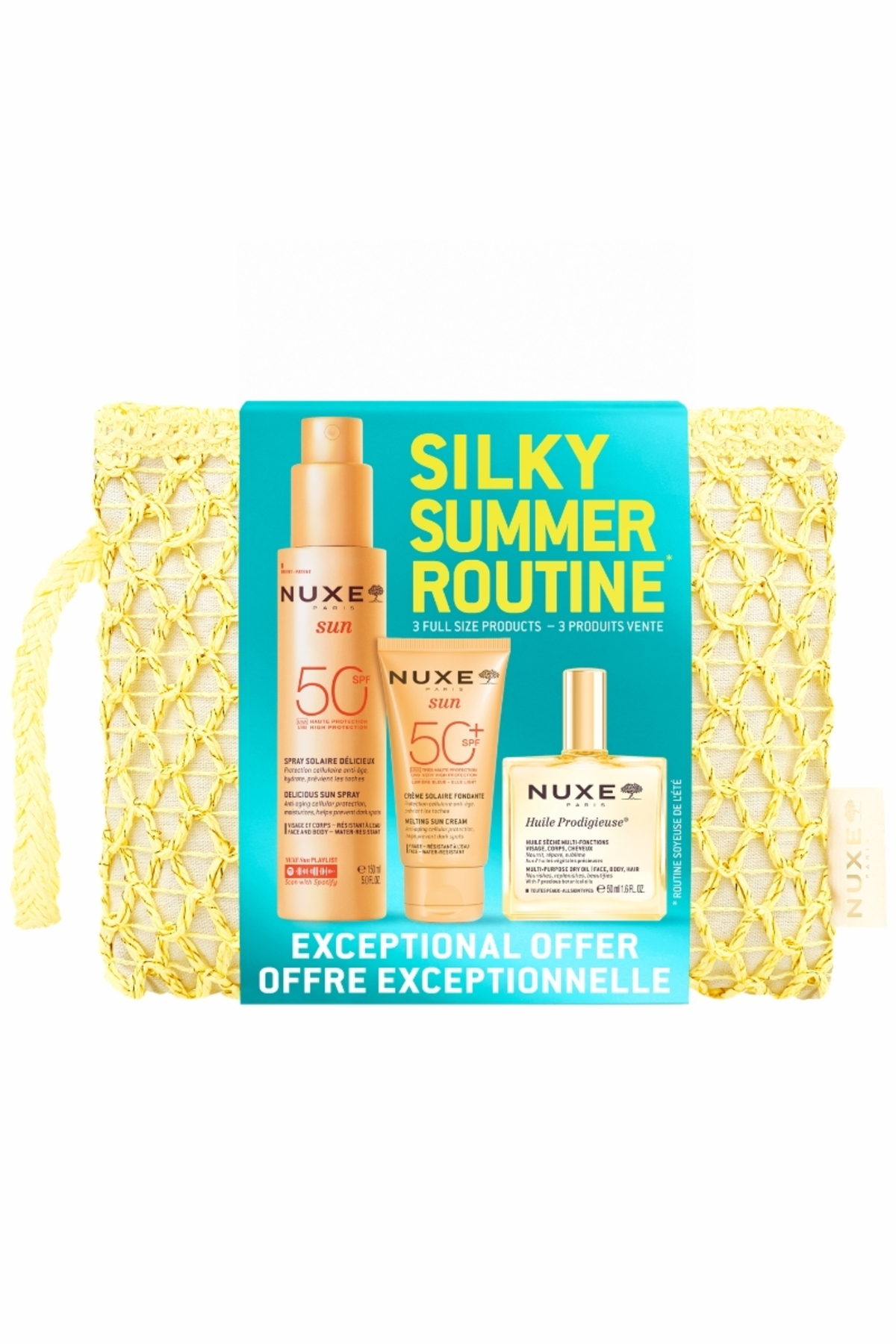 Nuxe 2026 İpeksi Yaz Rutin Seti (Yüz Kremi + Vücut Kremi + Kuru Yağ) - Görsel 2