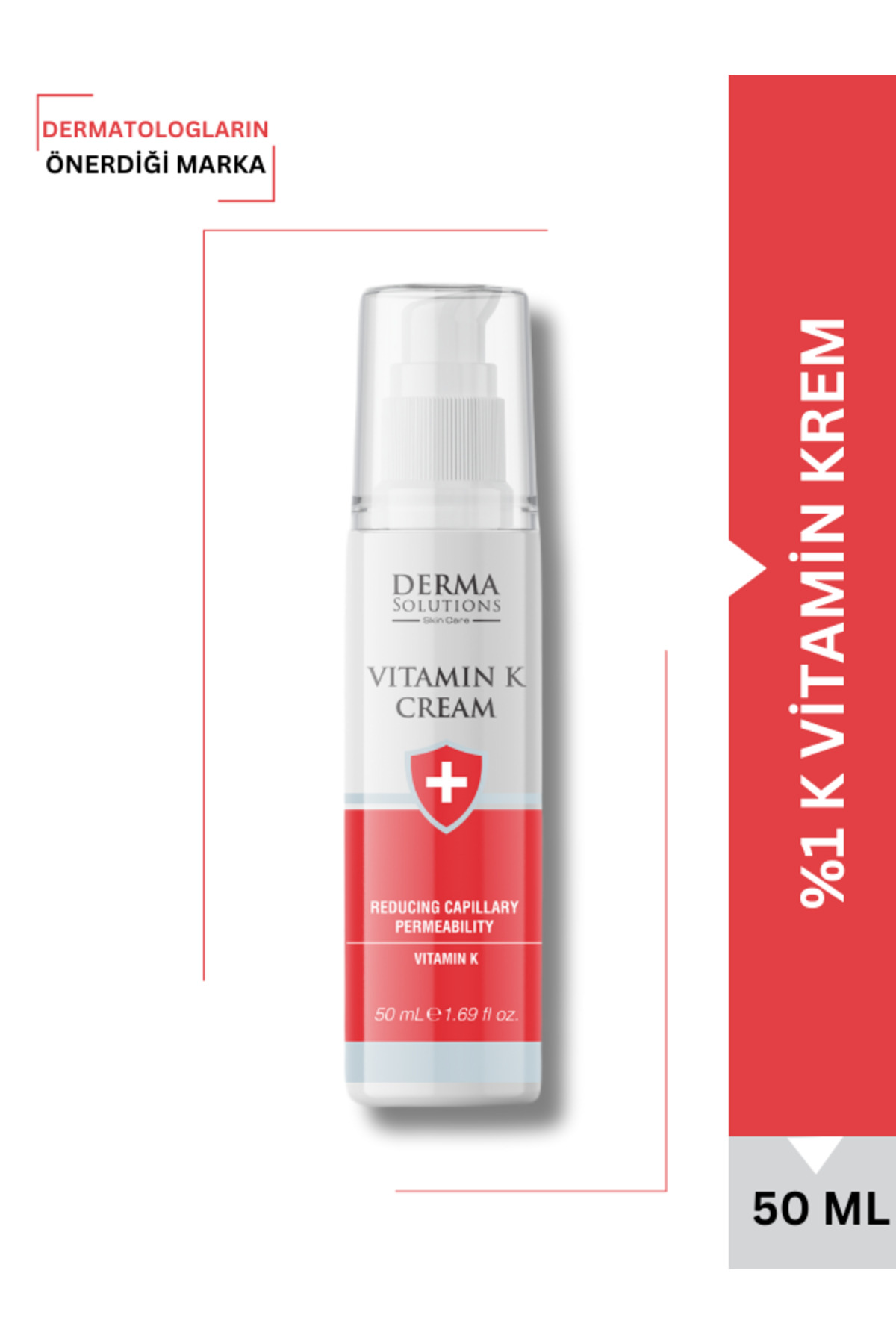 DermaSolutions VİTAMİN K %1 KREM - Kılcal Geçirgenliği Azaltan K Vitaminli Krem