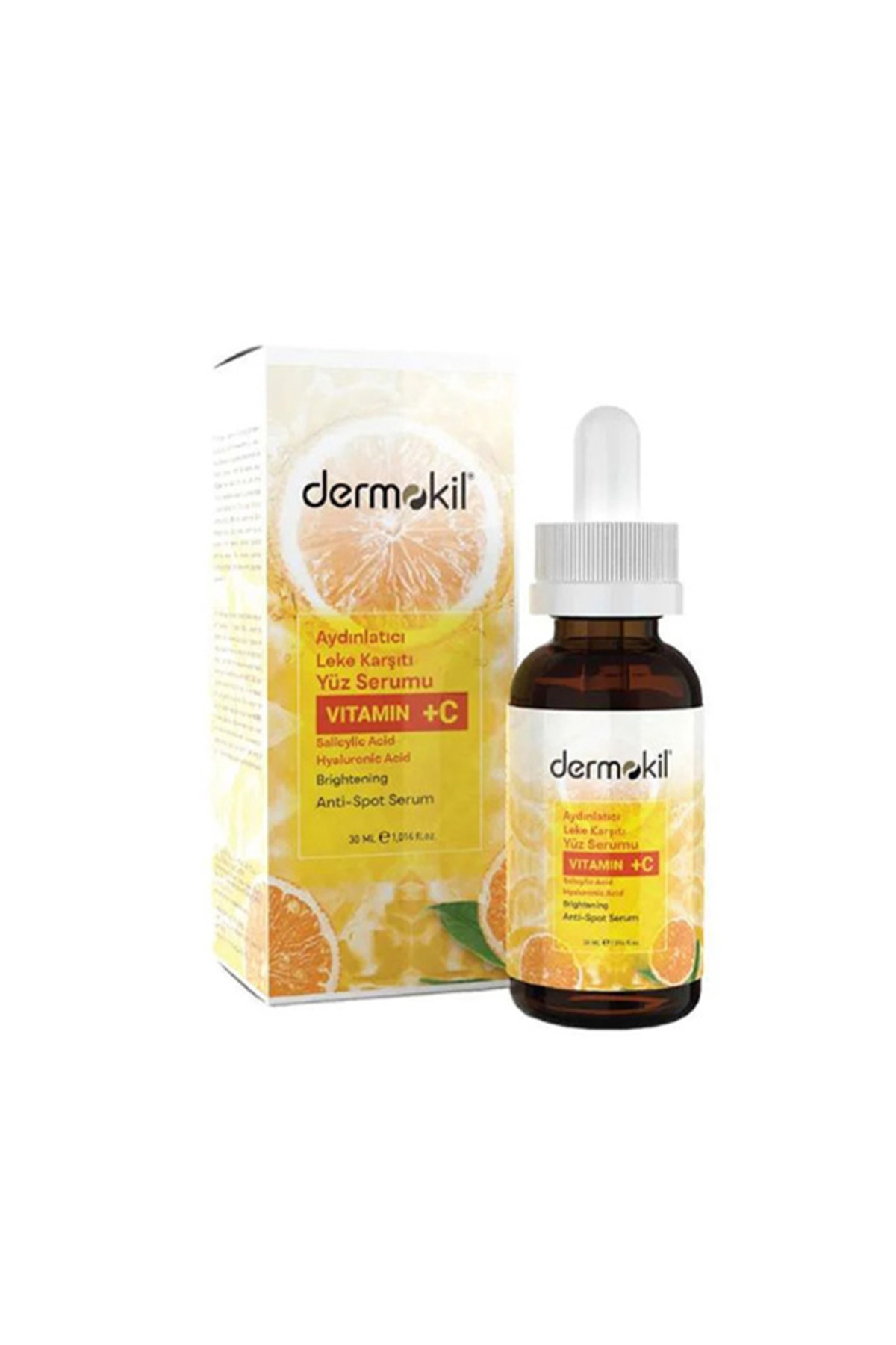 Dermokil Vitamin +C Yüz Serumu Aydınlatıcı leke karşıtı 30 ml