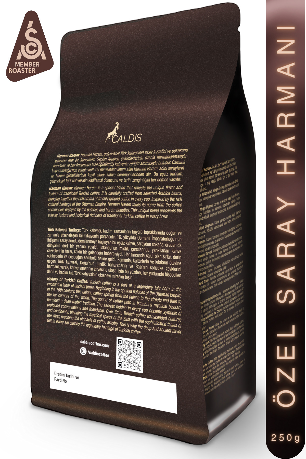 Caldis ® Harem Harman™ 4'lü 250 gr Türk Kahvesi - Görsel 2