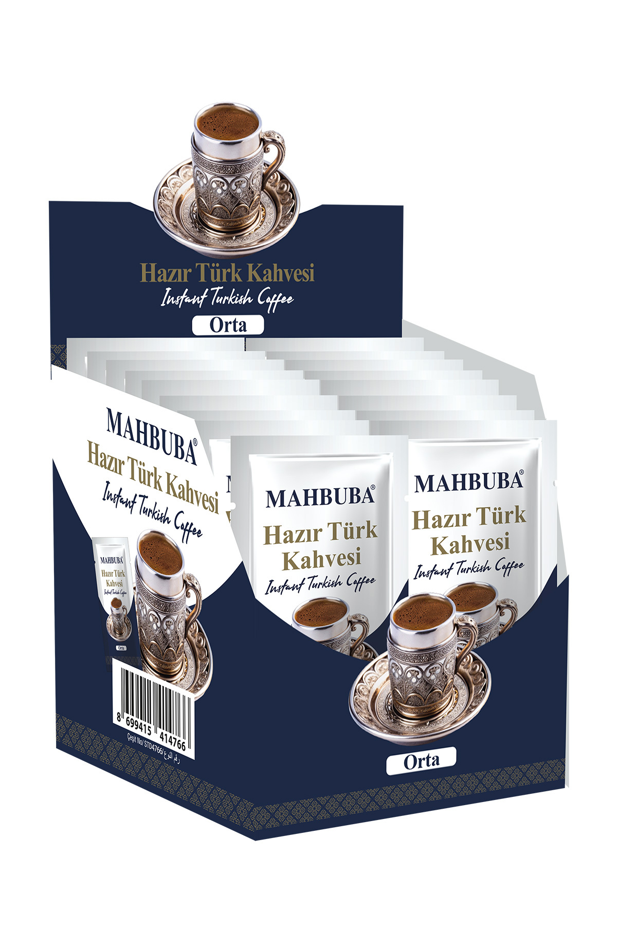 Mahbuba Orta Şekerli Hazır Türk Kahvesi 12x8gr