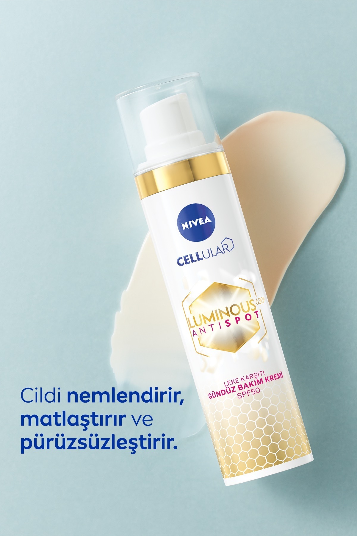 NIVEA Cilt tonu ve Aydınlanmış Ciltlere Luminous 630 AntiSpot Leke Karşıtı Gündüz Bakım Kremi 40 ml - Görsel 3