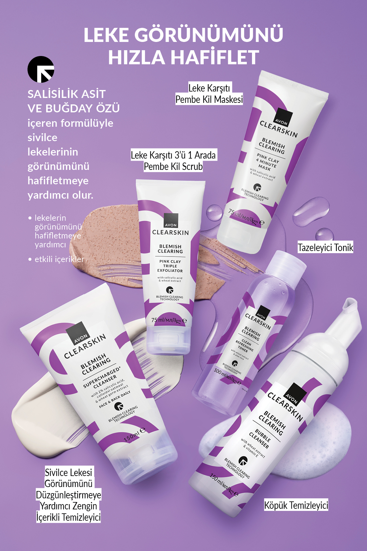 AVON Akneye Meyilli Ciltler İçin Tazeleyici Tonik 100 Ml. - Görsel 2