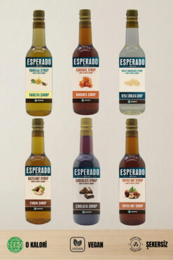 ESPERADO Şekersiz Sugar Free Ekonomik 6 Lı Coffee Set 750 ml X 6 Adet