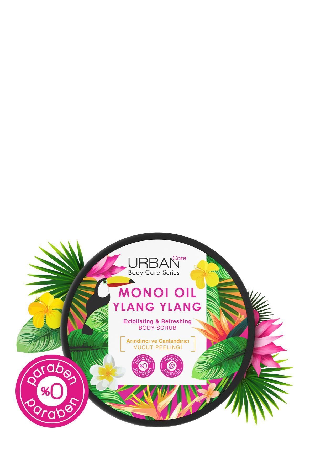 Urban Care Monoi Oil & Ylang Ylang Canlandırıcı ve Nemlendirici 3'lü Set-Duş Jeli Peeling Losyon - Görsel 2