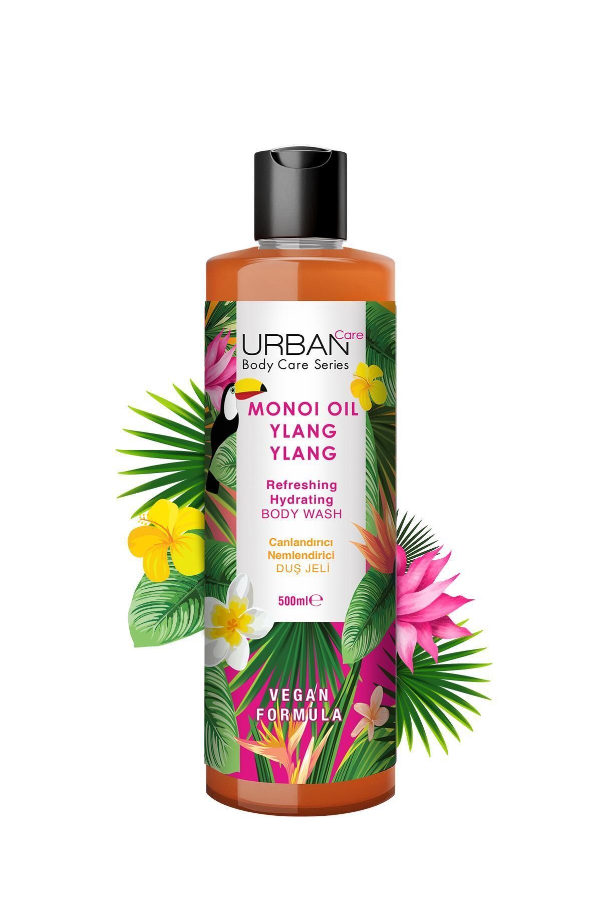 Urban Care Monoi Oil & Ylang Ylang Canlandırıcı ve Nemlendirici 3'lü Set-Duş Jeli Peeling Losyon - Görsel 3