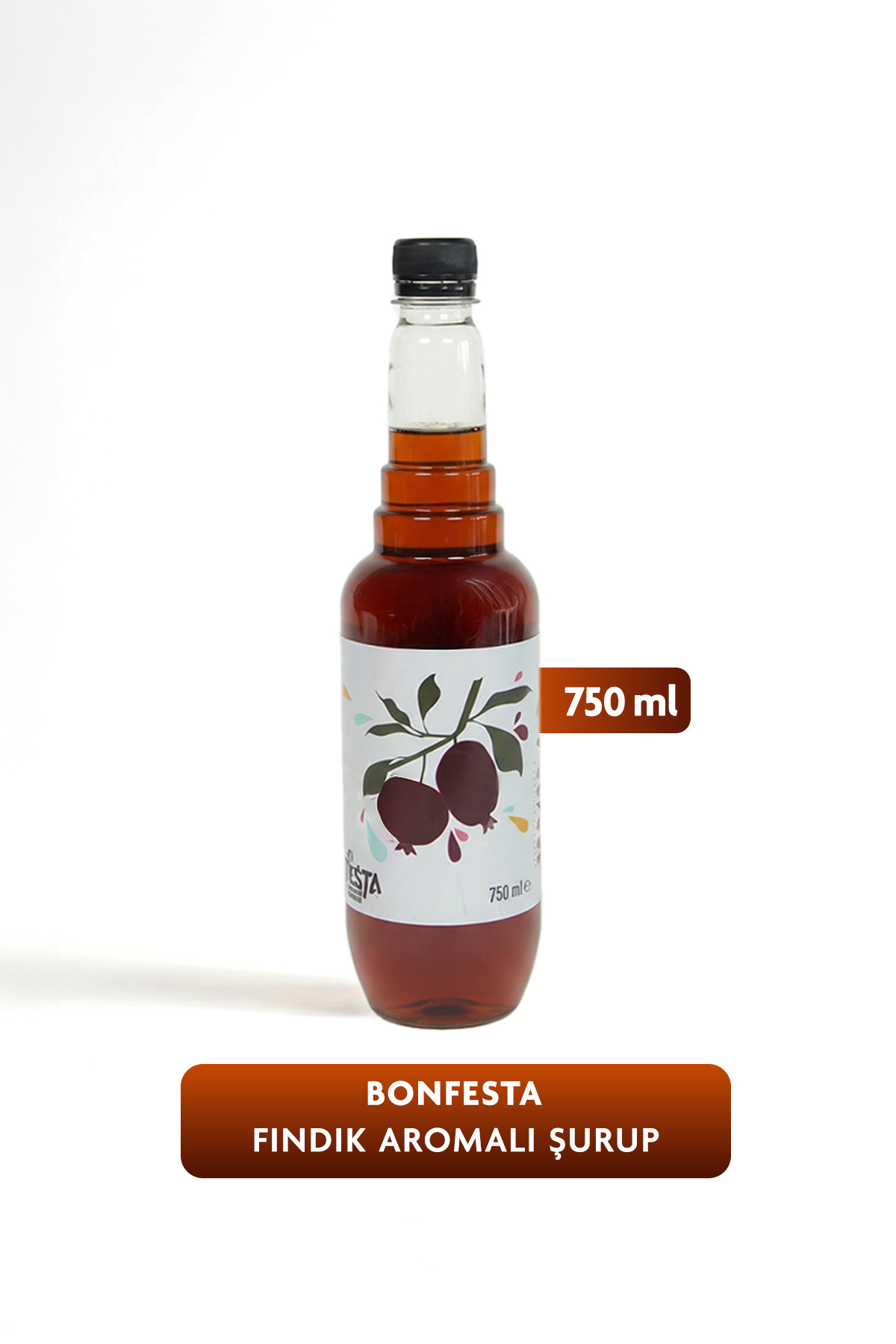 Bonfesta Fındık Aromalı Şurup 750ml – Kahve Şurubu - Görsel 3