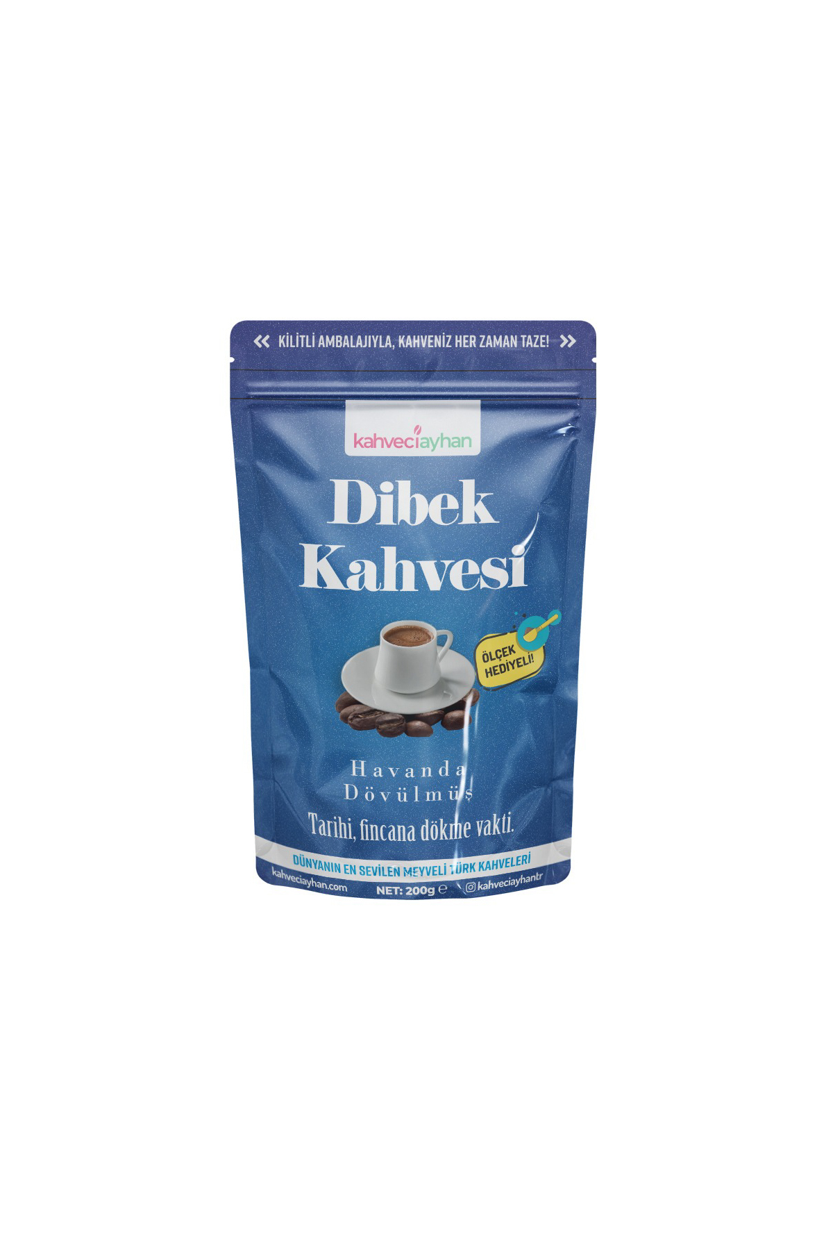 kahveciayhan 200g Dibek Kahvesi Havanda Dövülmüş - Ölçek Hediyeli