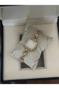 chaoyada Yonca Taş Kordon Vintage Kadın Kol Saati